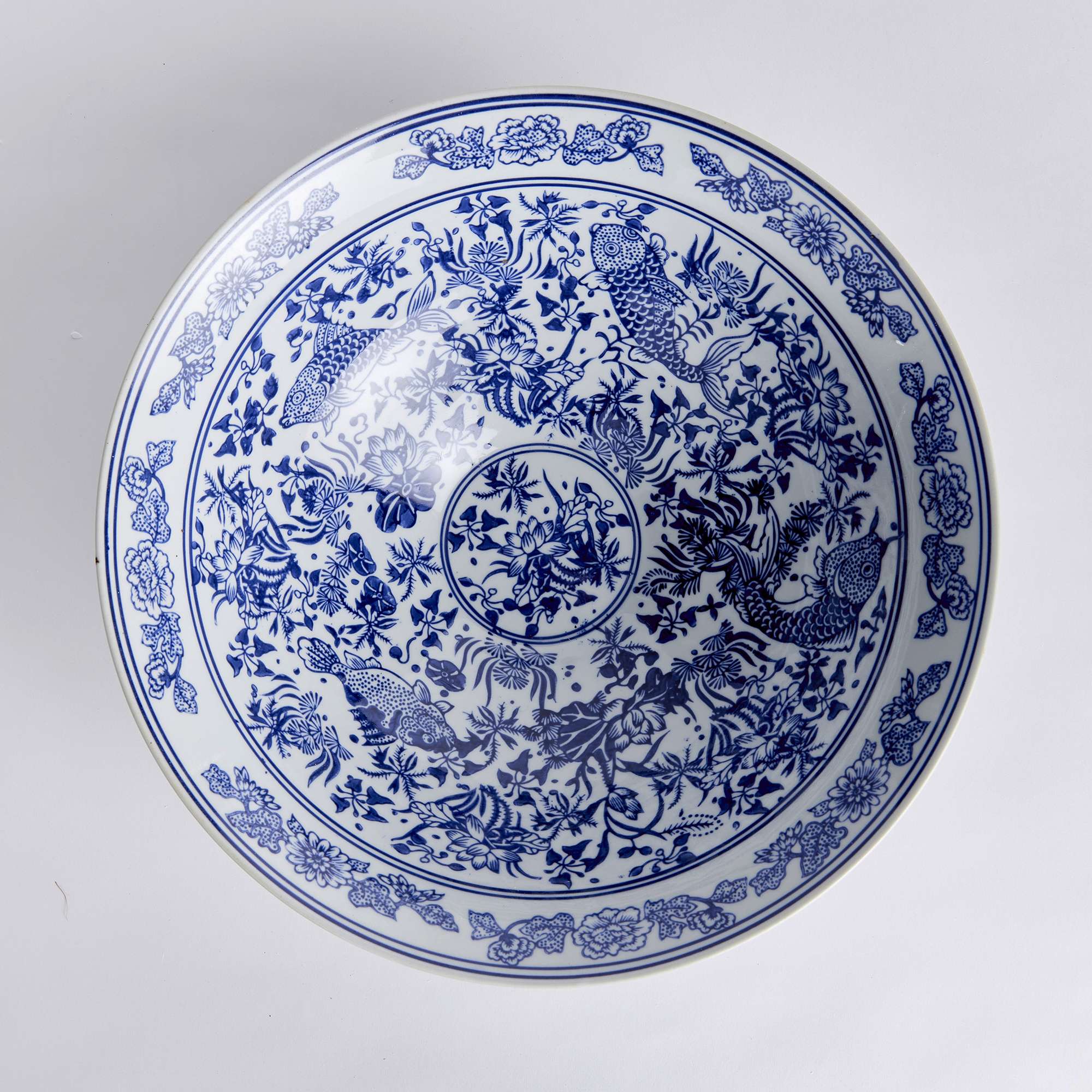 BARCLAY BUTERA DYNASTY KOI DECORATIVE BOWL - Image 4