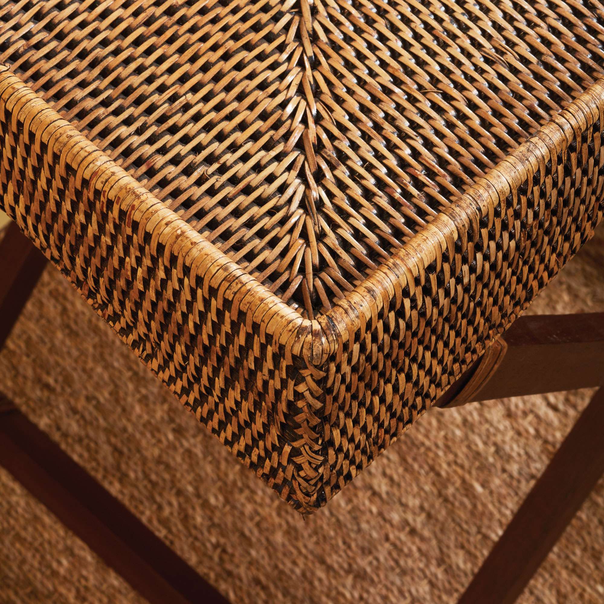 BURMA RATTAN BUTLER TRAY TABLE - Image 3