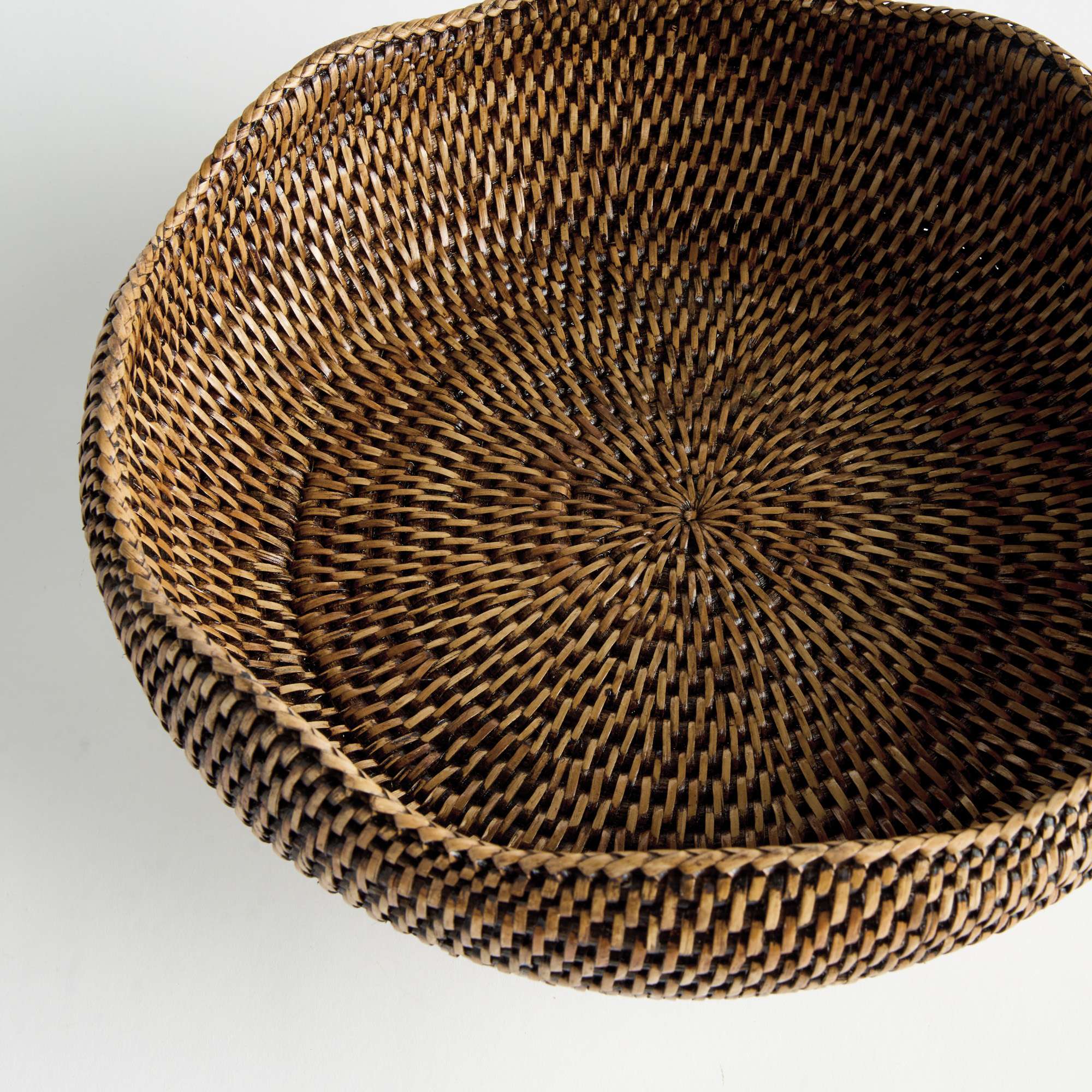 BURMA RATTAN FOOTED BOWL - Image 4