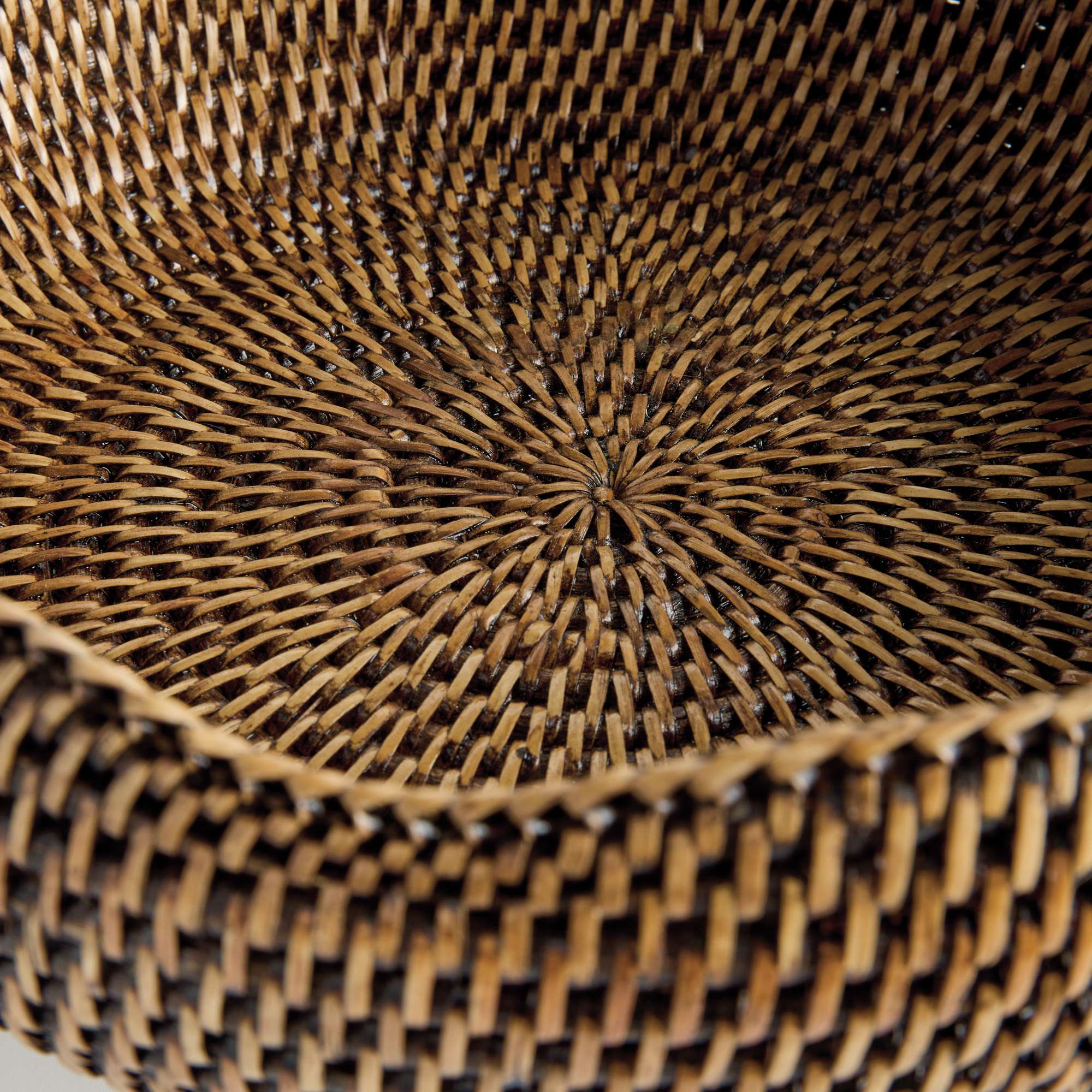 BURMA RATTAN FOOTED BOWL - Image 6