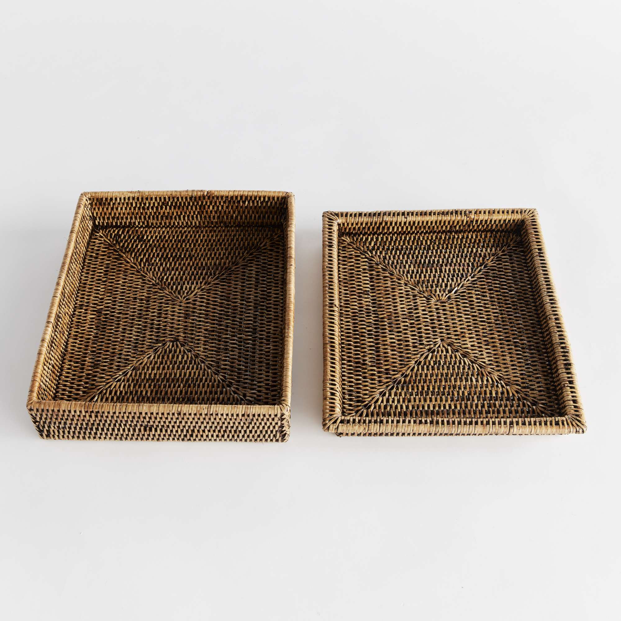 BURMA RATTAN LIDDED LETTER BOX - Image 4
