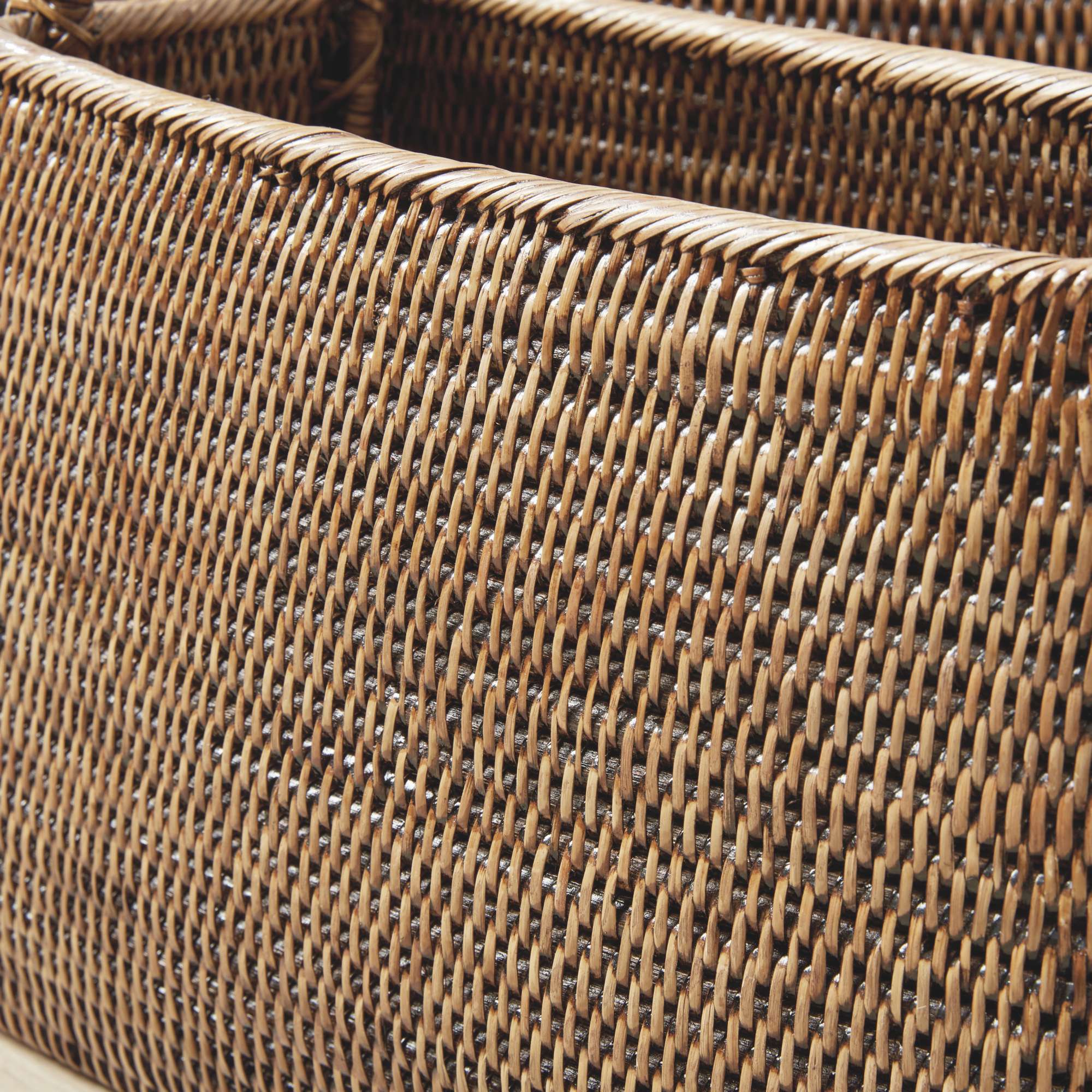 BURMA RATTAN NARROW MAGAZINE BASKETS, SET OF 2 - Image 6