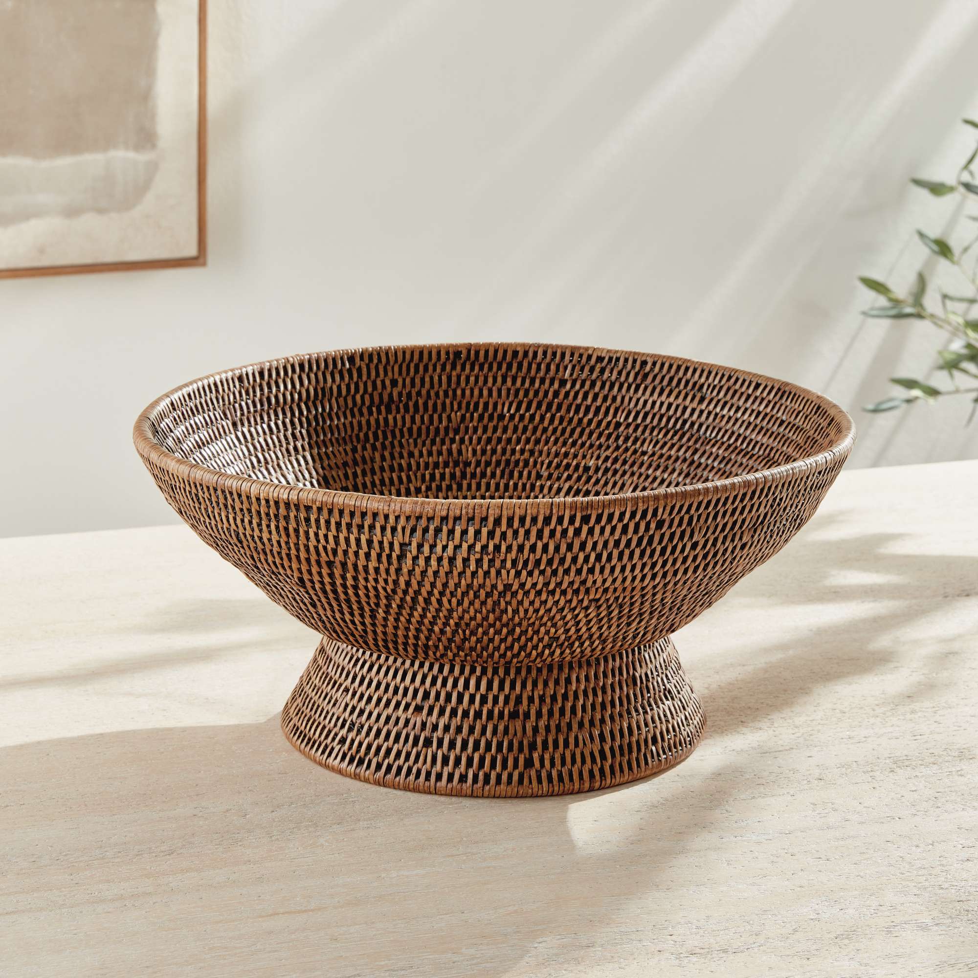 BURMA RATTAN OFFERING BOWL - Image 3