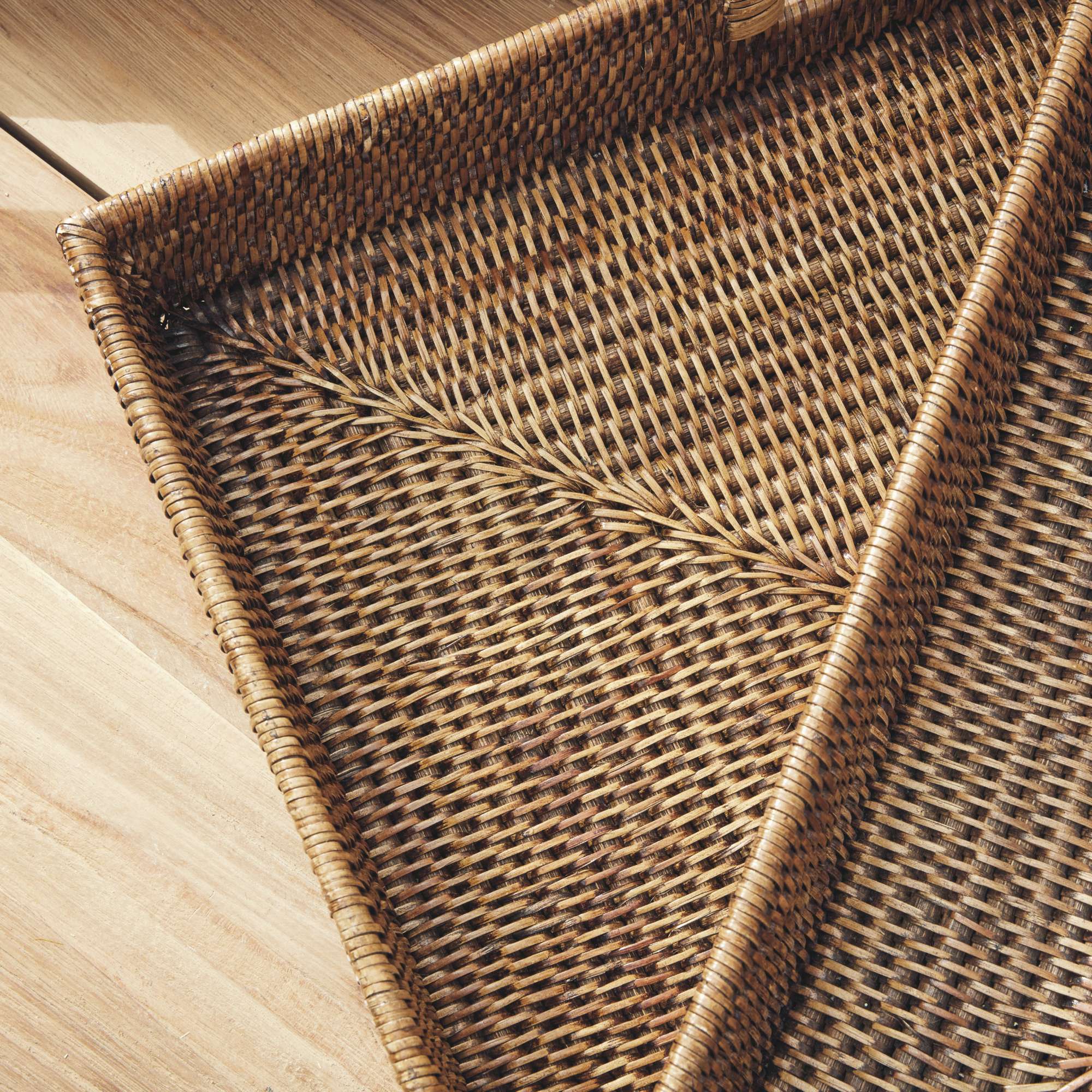 BURMA RATTAN OTTOMAN TRAYS, SET OF 3 - Image 4