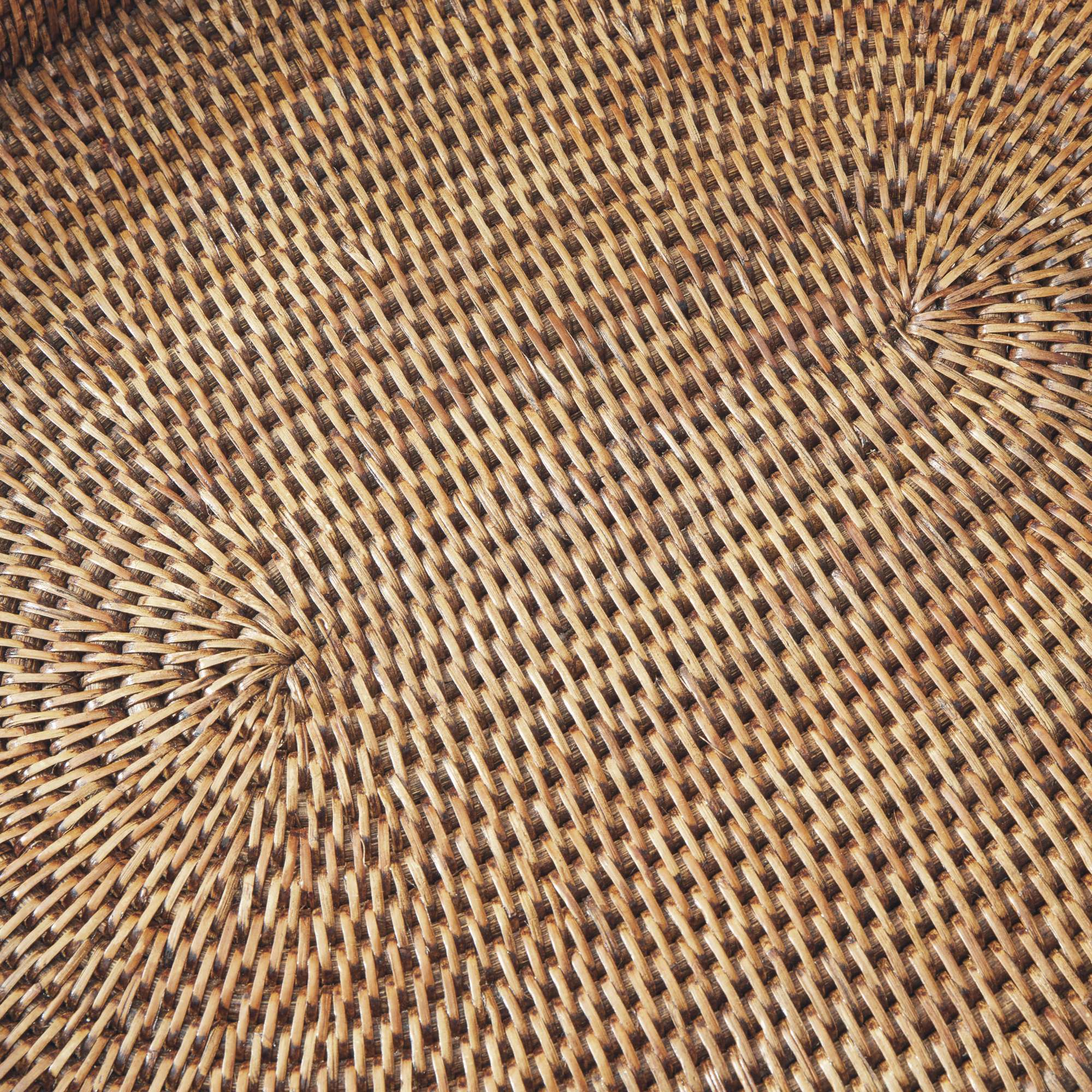 BURMA RATTAN OVAL SERVING TRAYS, SET OF 3 - Image 5