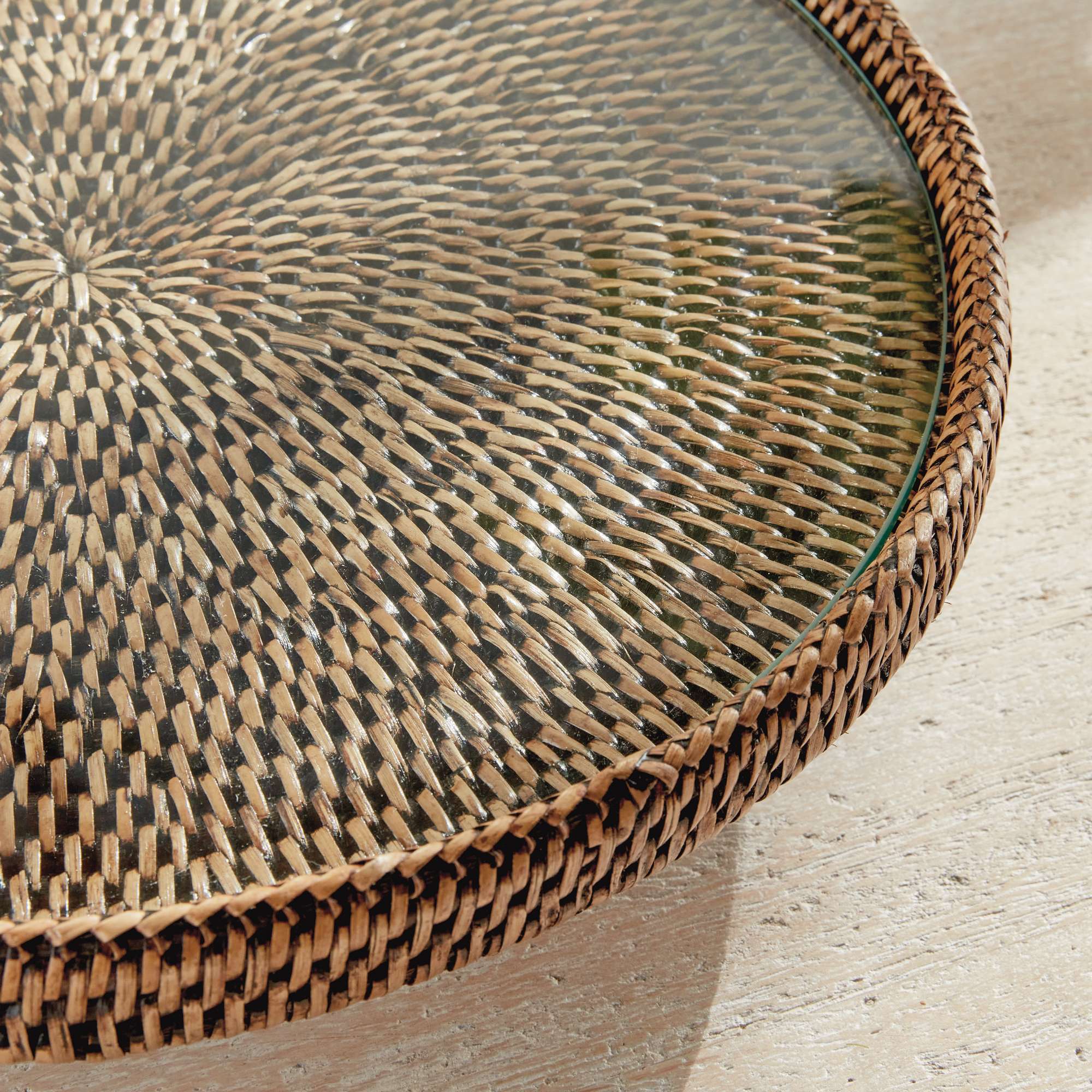 BURMA RATTAN SERVING STAND - Image 8
