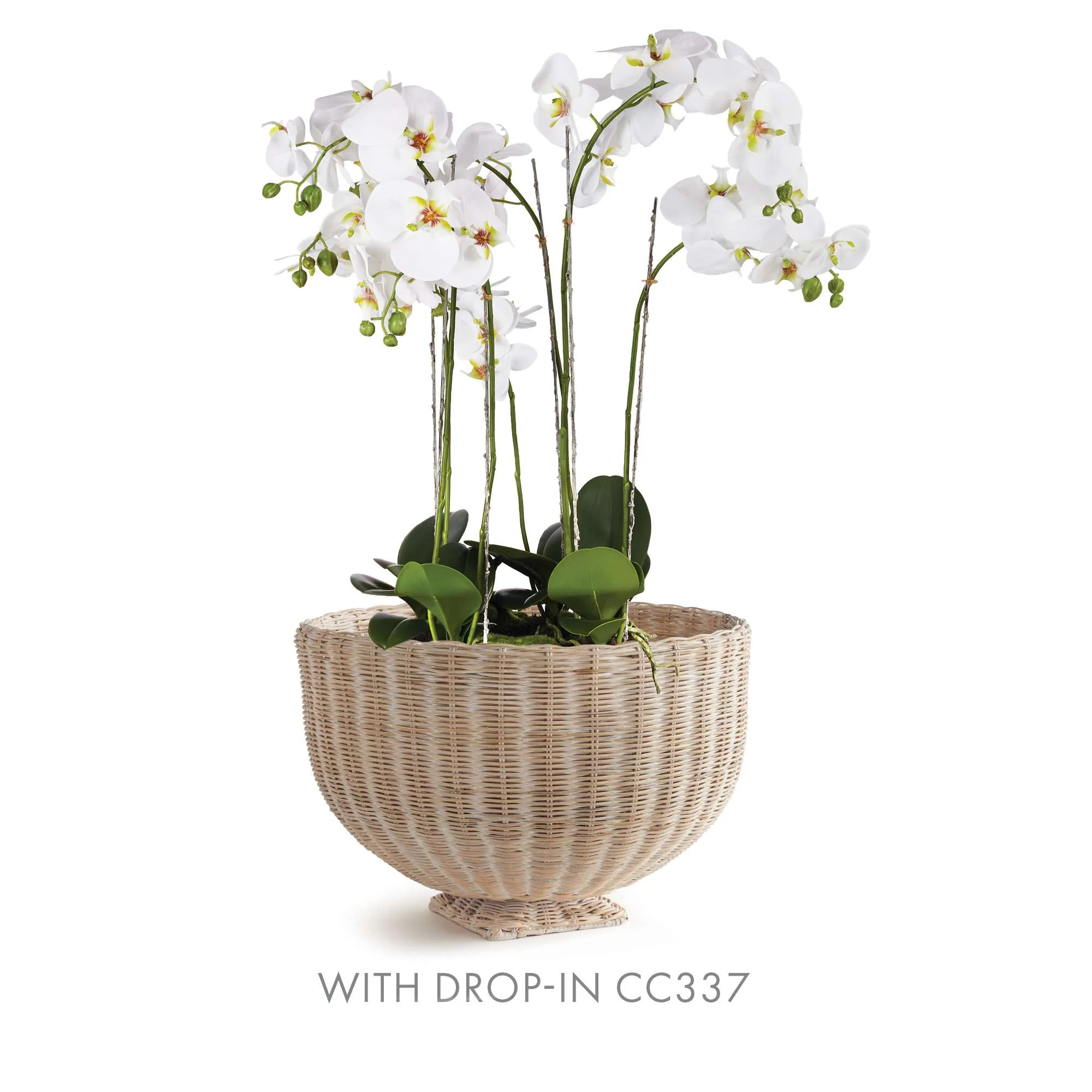 CHARLESTON RATTAN FOOTED BOWL - Image 5