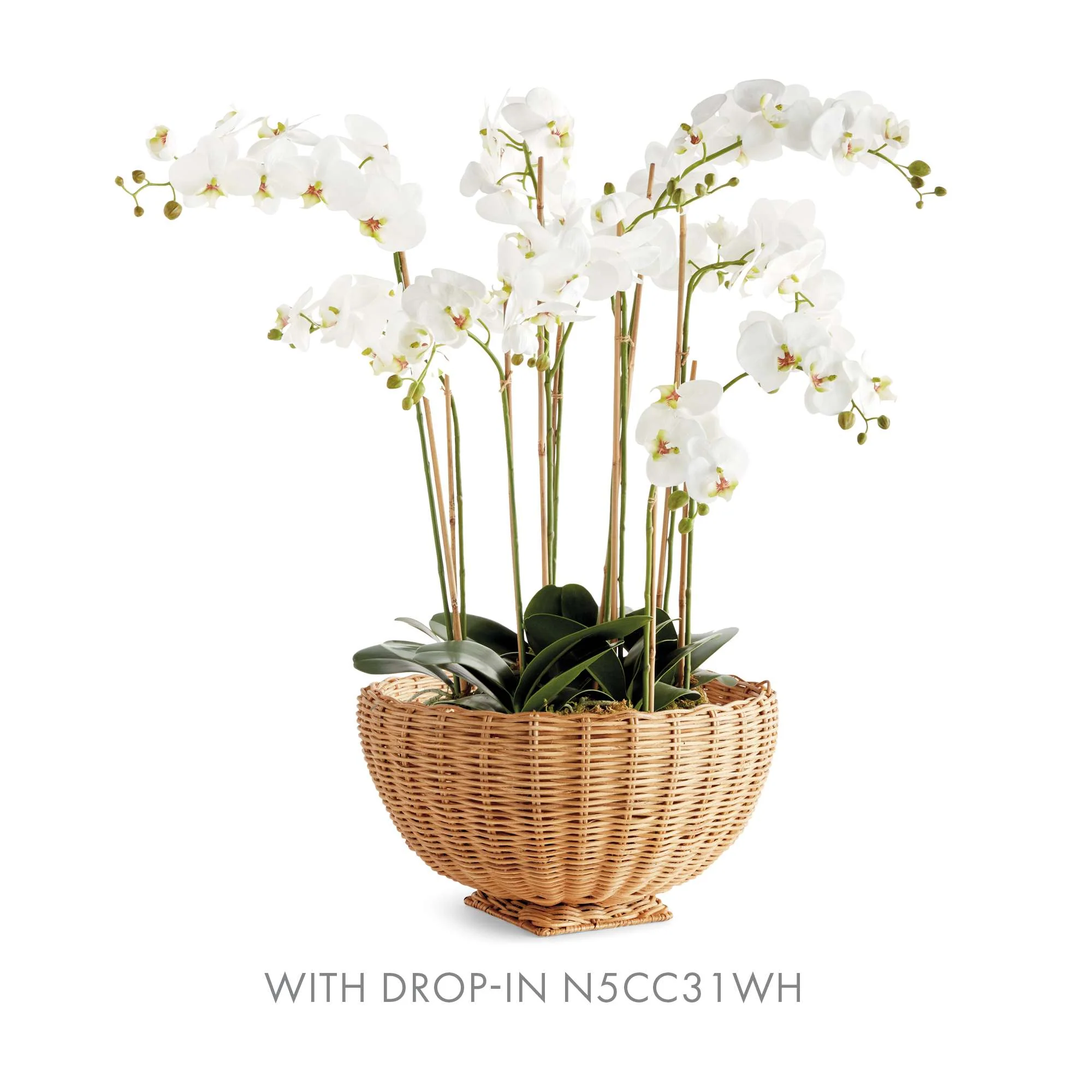 CHARLESTON RATTAN FOOTED BOWL SMALL - Image 4