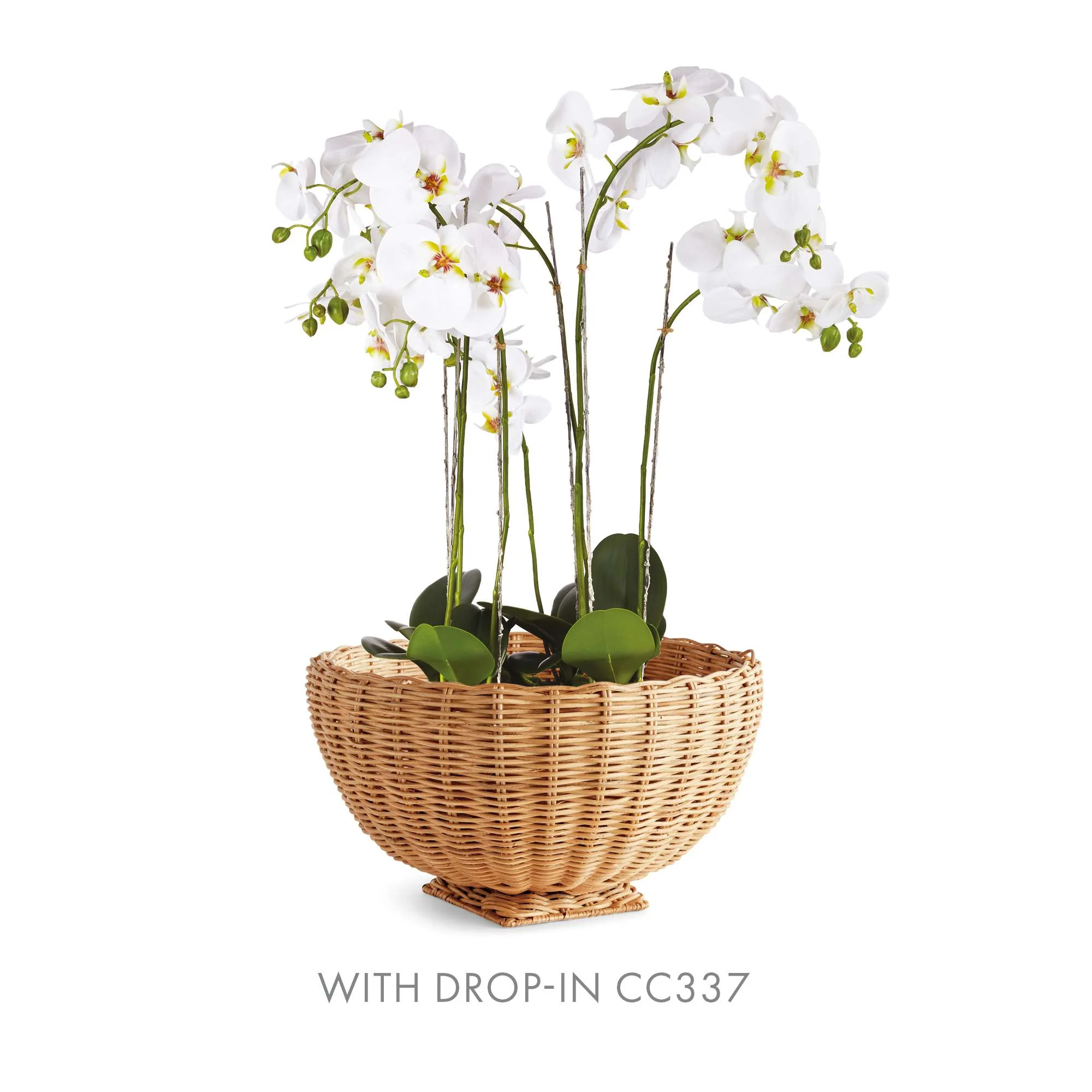CHARLESTON RATTAN FOOTED BOWL SMALL - Image 5