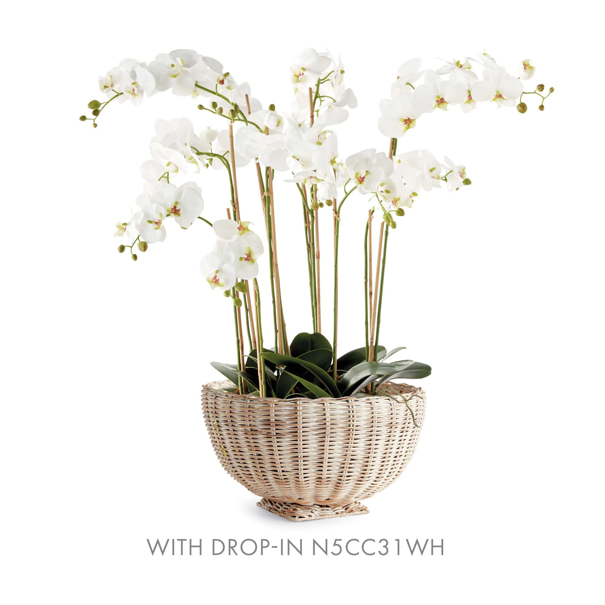 CHARLESTON RATTAN FOOTED BOWL SMALL - Image 4