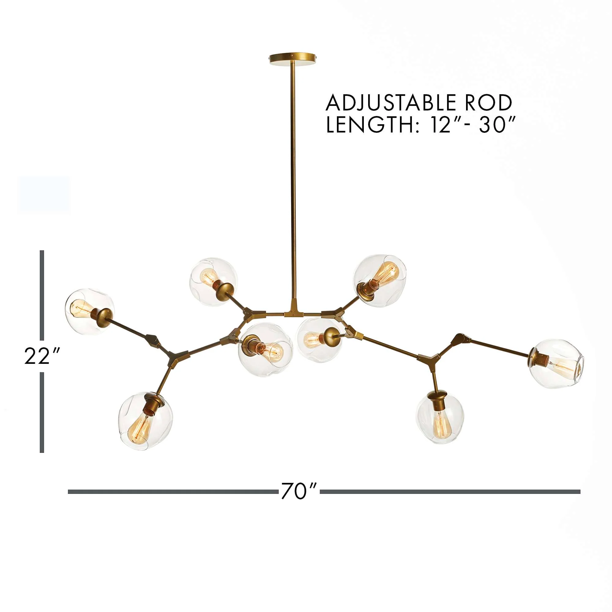 DANIELLA GLOBE CHANDELIER - Image 3