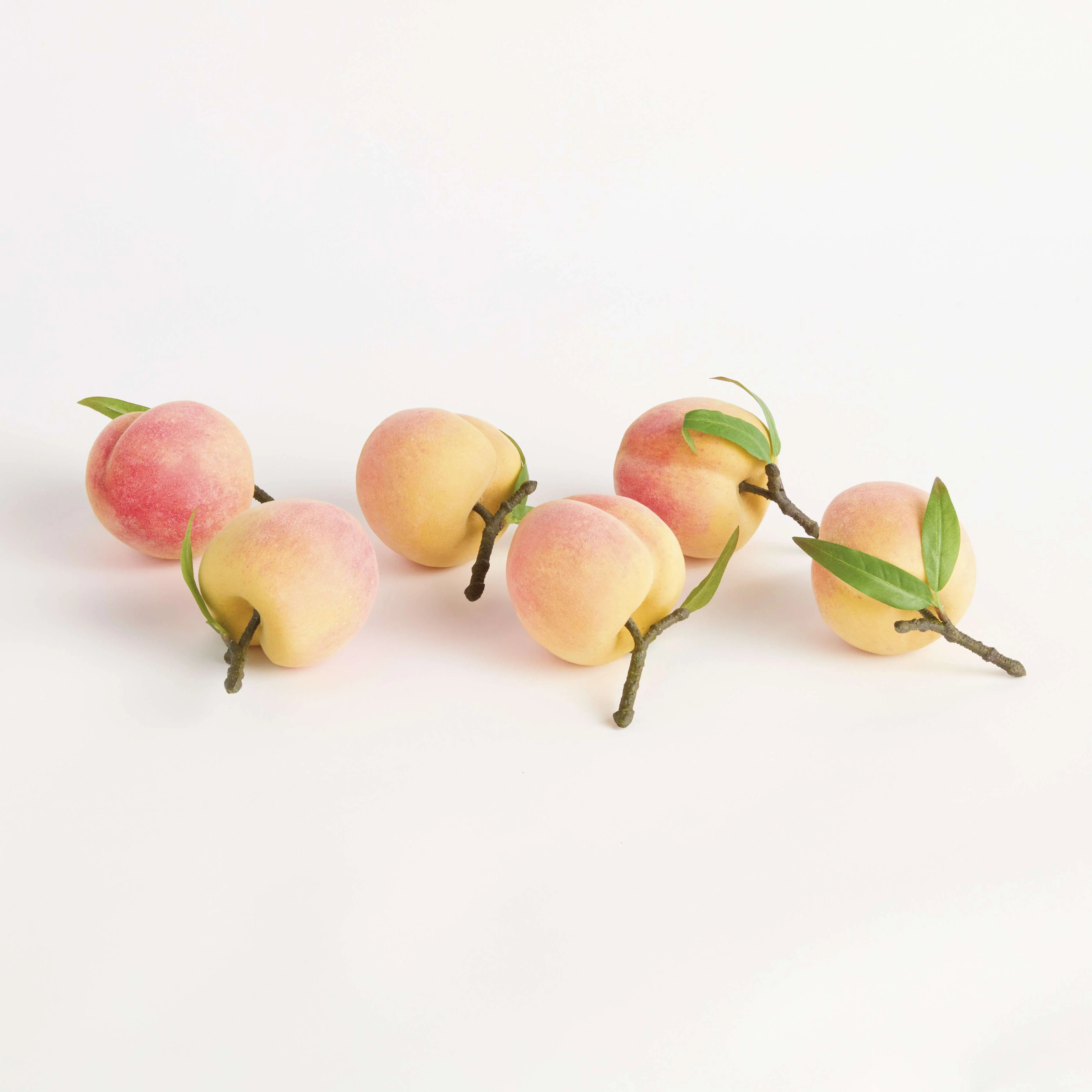 FAUX PEACHES 4", SET OF 6 - Image 2