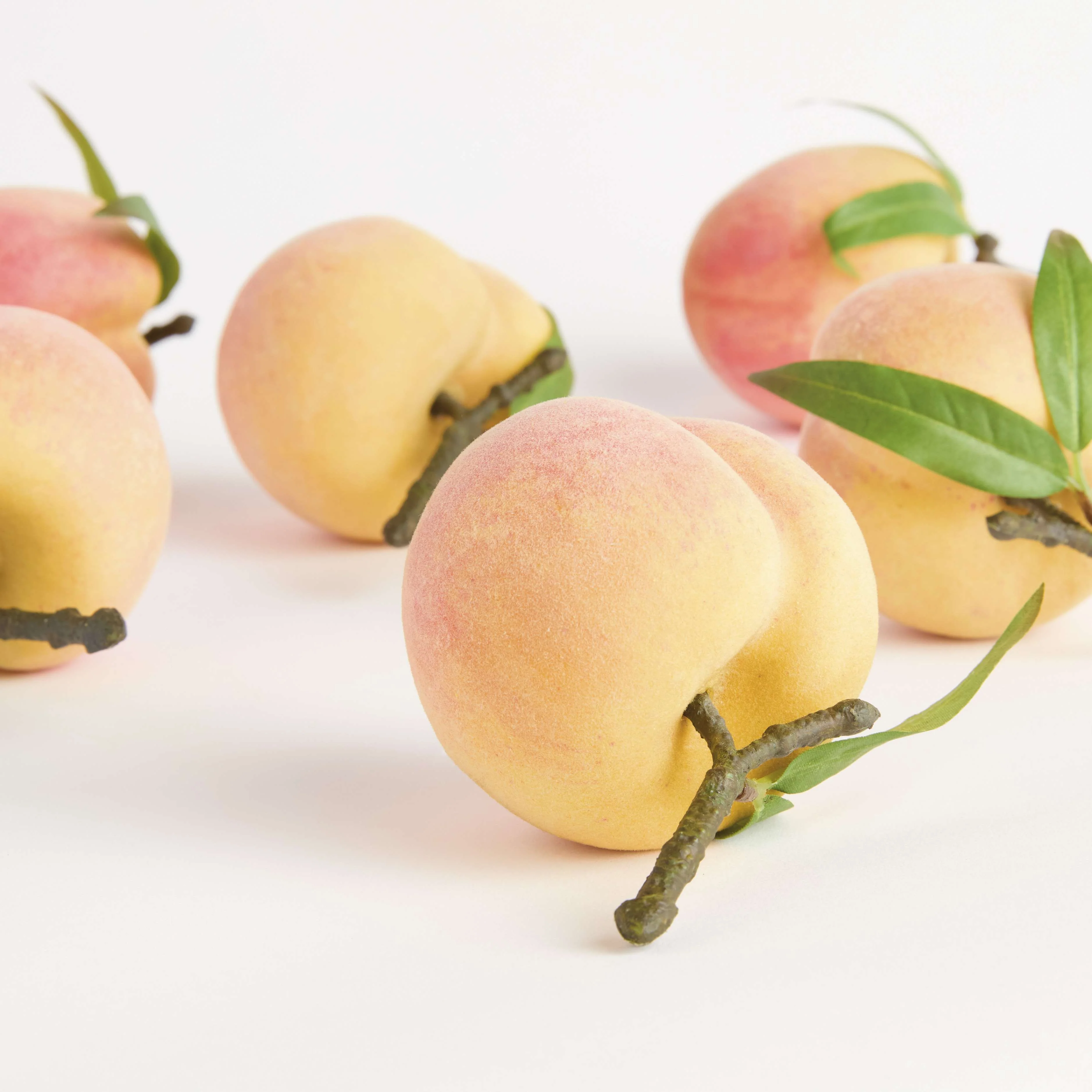 FAUX PEACHES 4", SET OF 6 - Image 3