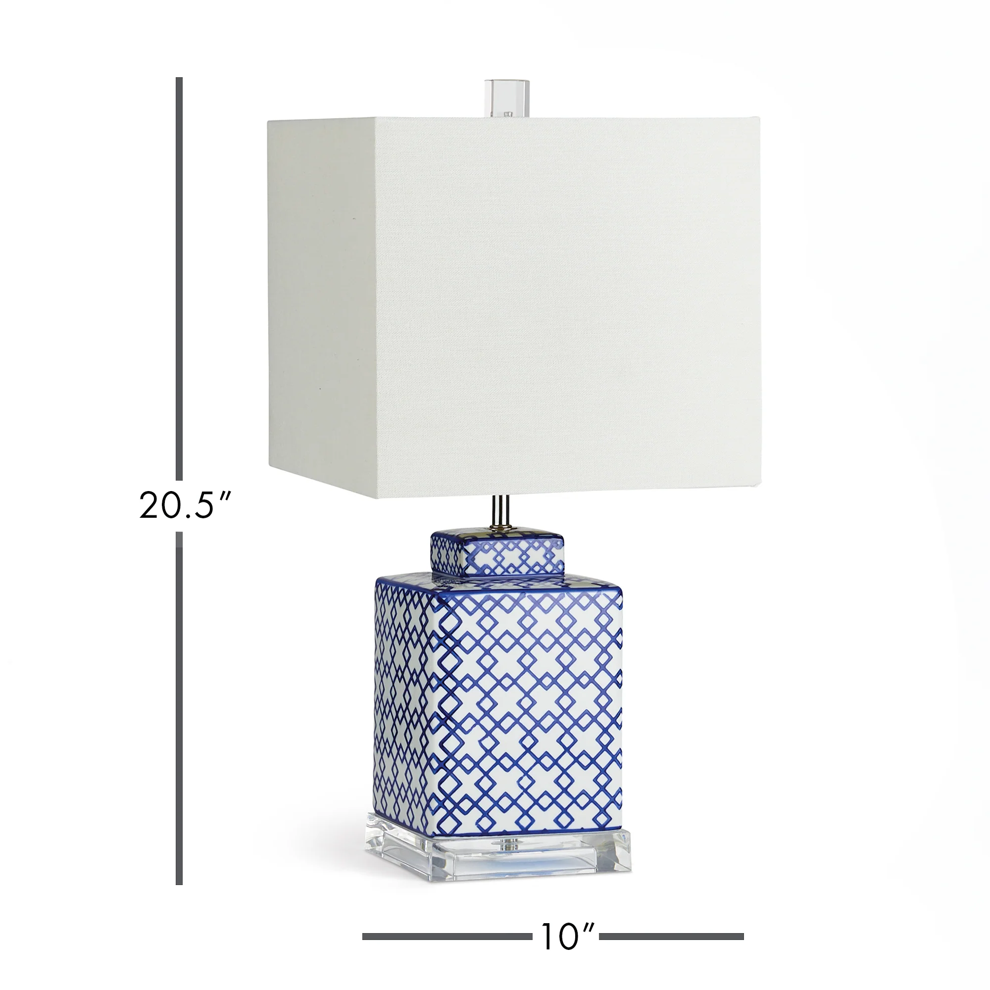 FRETWORK SQUARE LAMP SMALL - Image 3