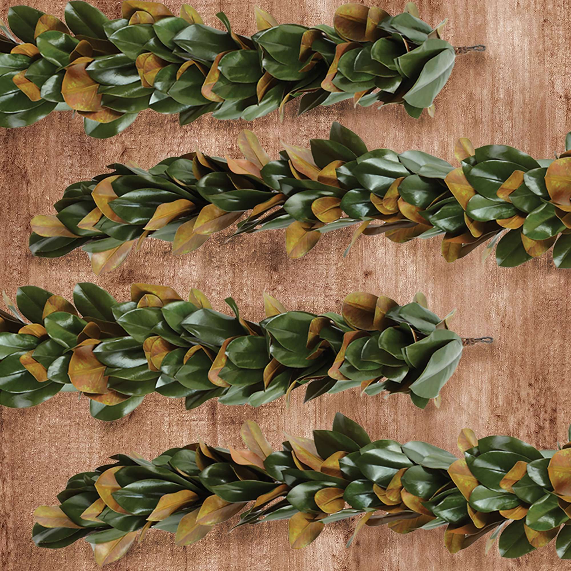 GRAND MAGNOLIA LEAF GARLAND 72" - Image 3