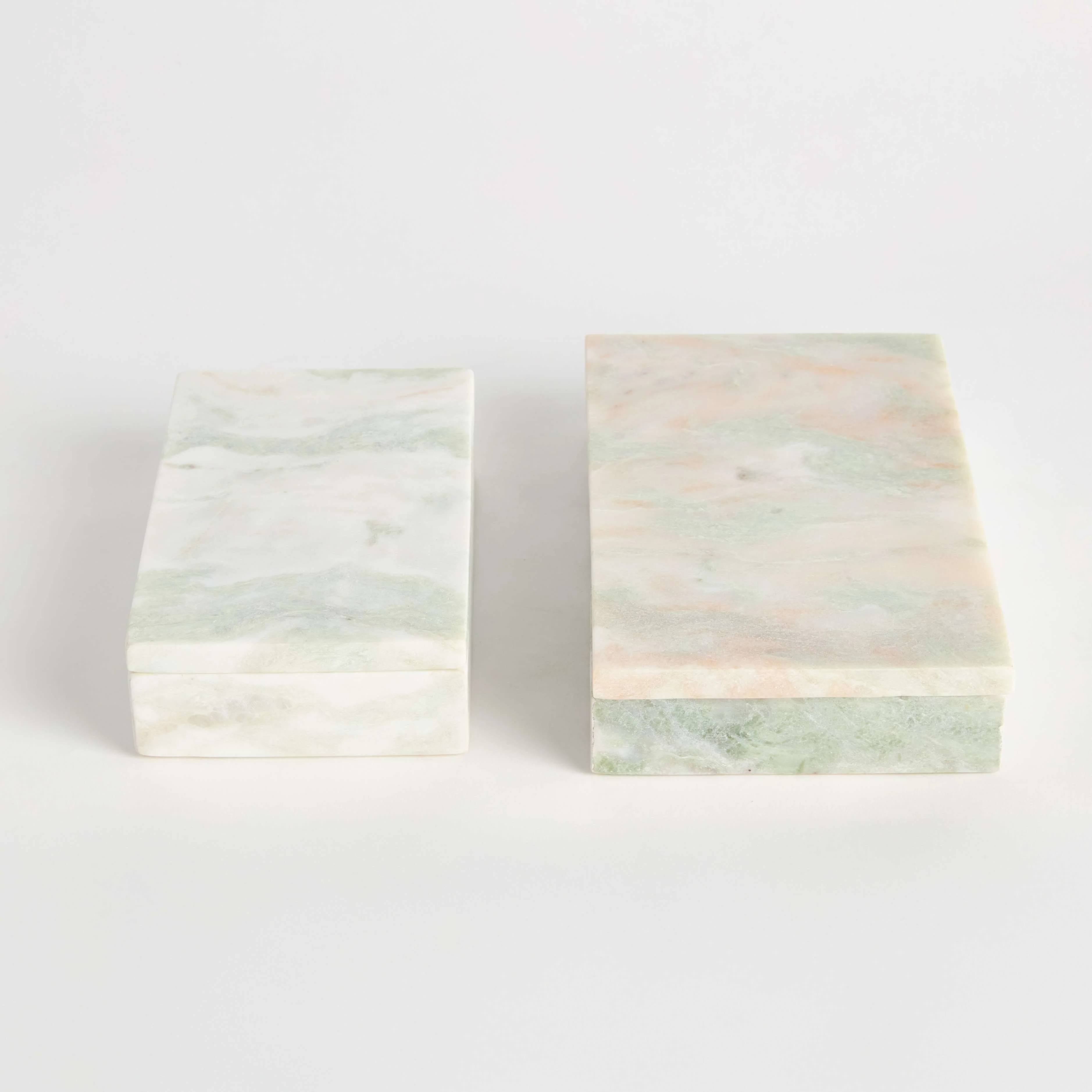 JOHANNA MARBLE LIDDED BOXES, SET OF 2 - Image 4
