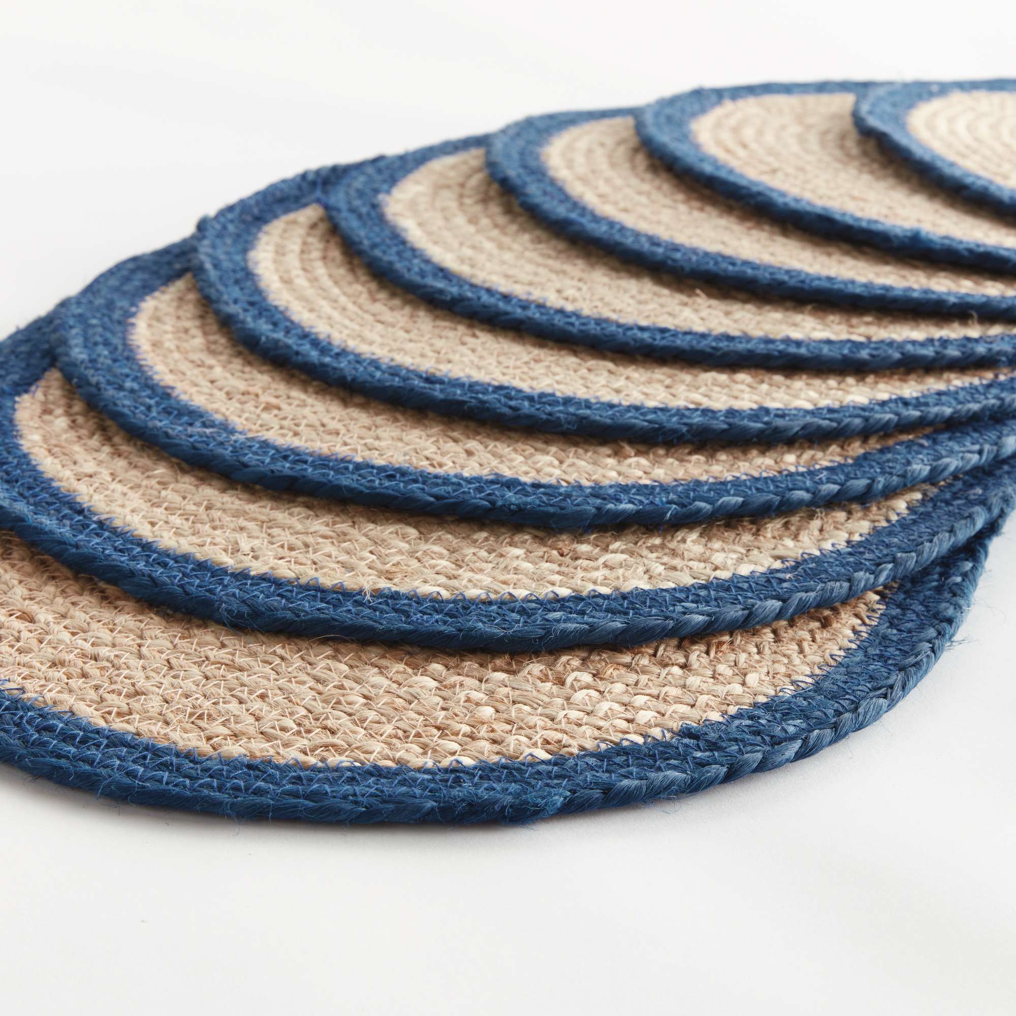 JUTE COIL OVAL PLACEMATS, SET OF 8 - Image 3