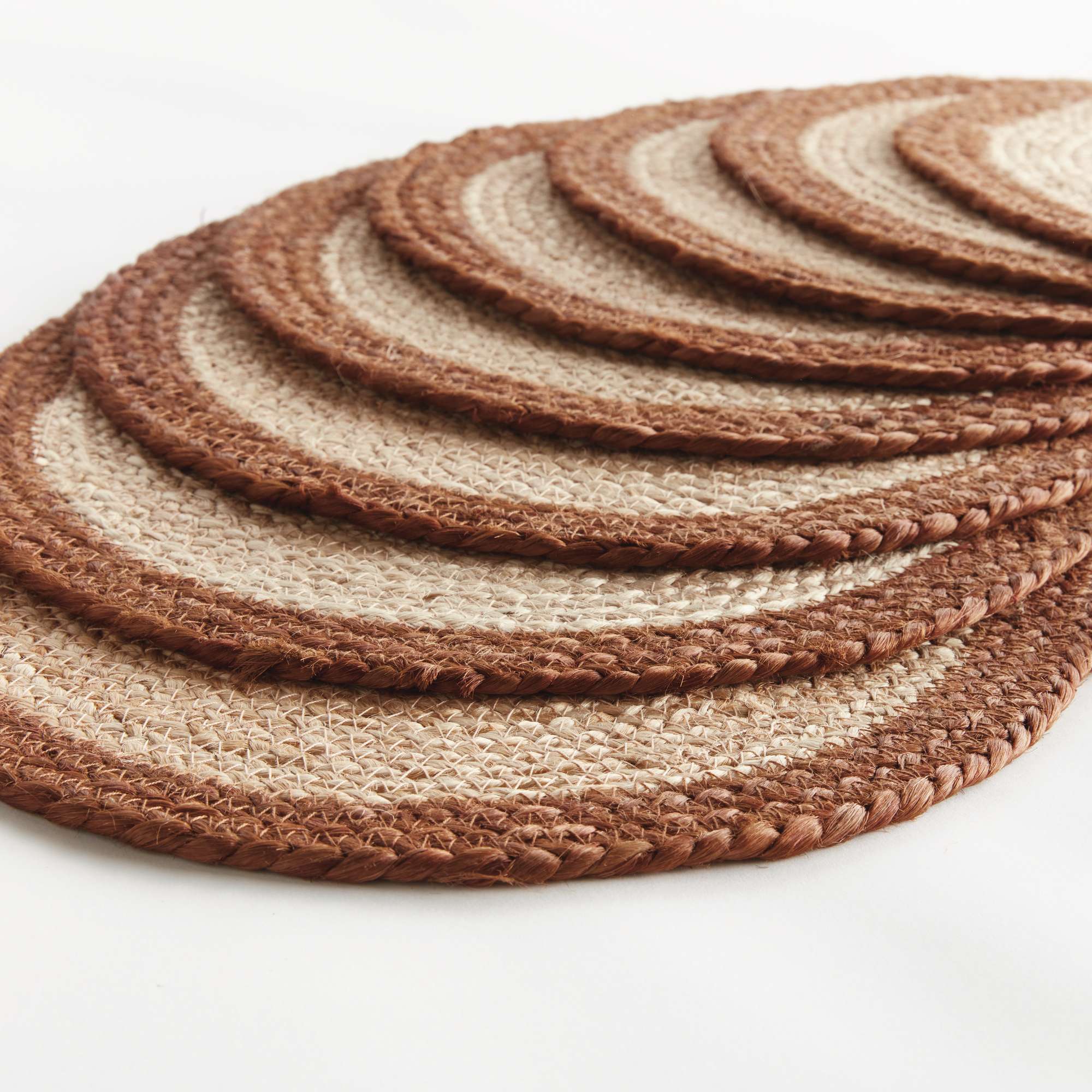 JUTE COIL OVAL PLACEMATS, SET OF 8 - Image 3