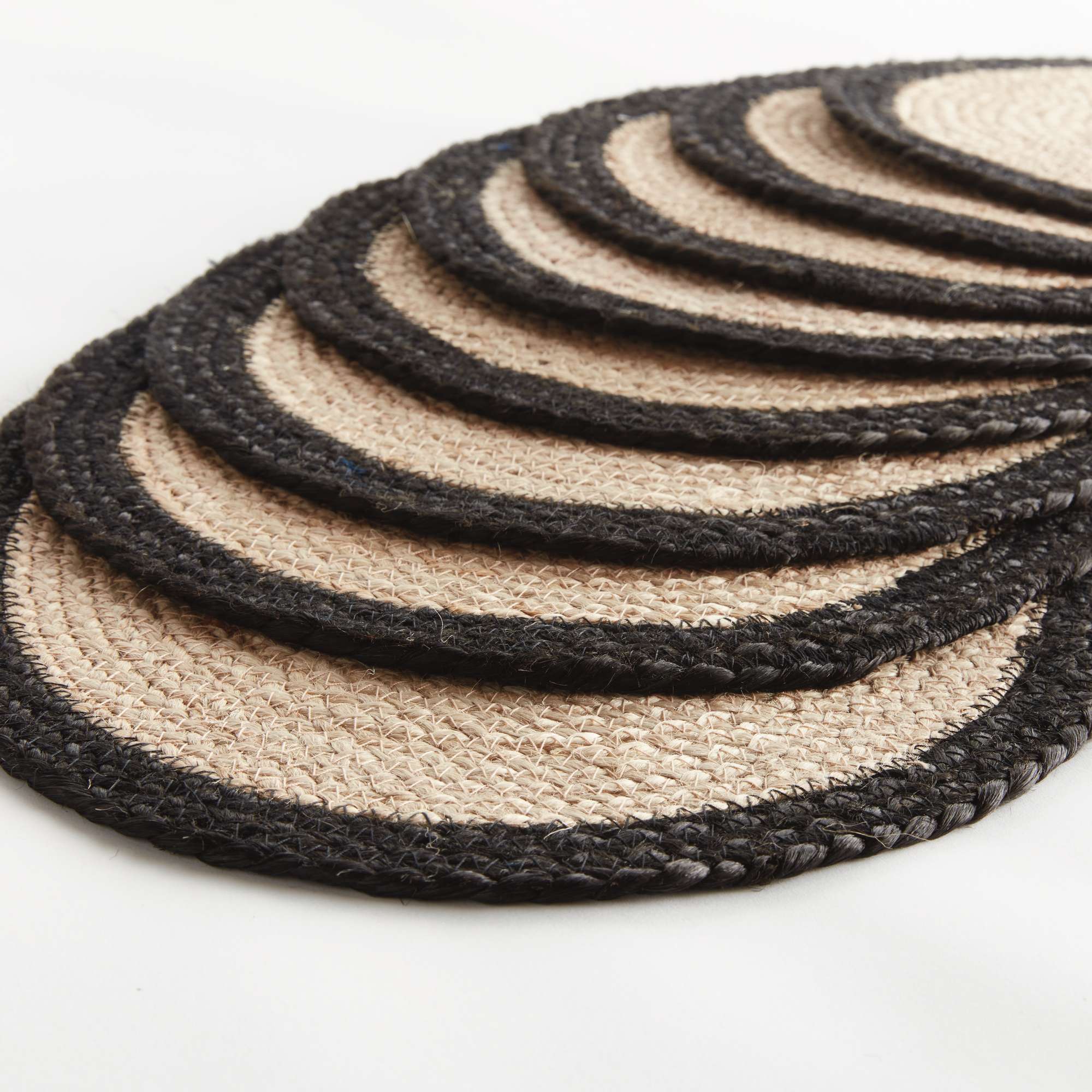 JUTE COIL OVAL PLACEMATS, SET OF 8 - Image 3