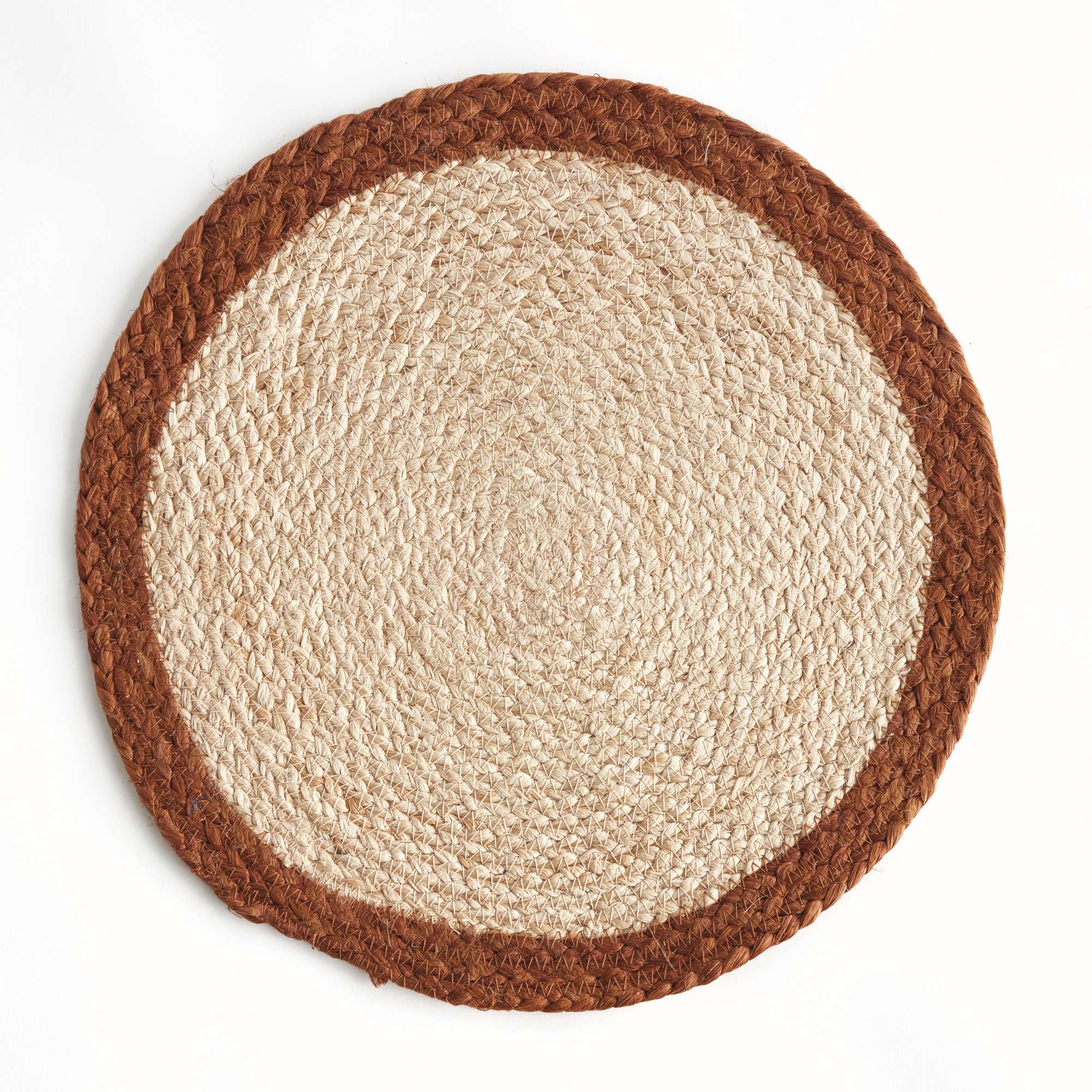 JUTE COIL ROUND PLACEMATS, SET OF 8 - Image 4