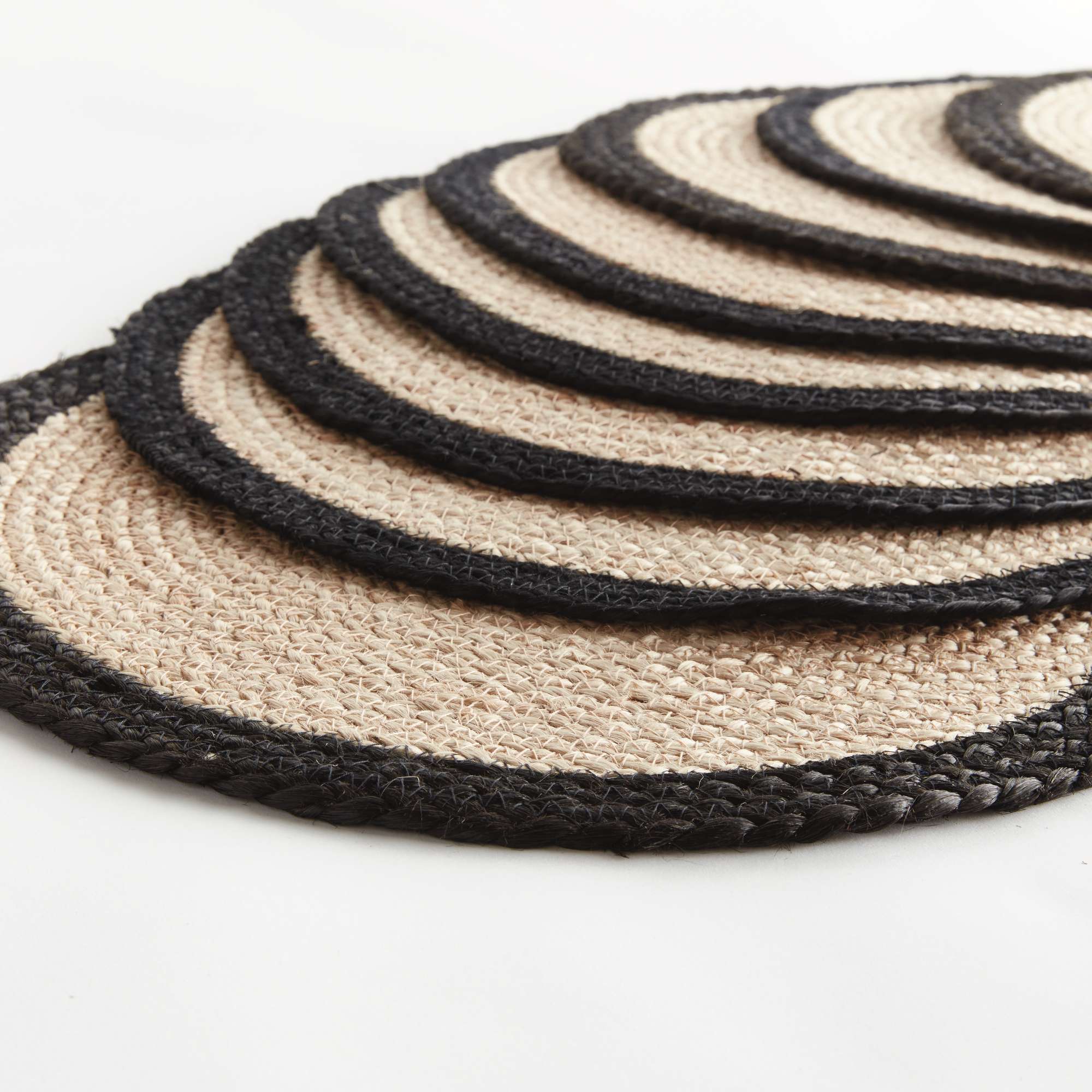 JUTE COIL ROUND PLACEMATS, SET OF 8 - Image 3