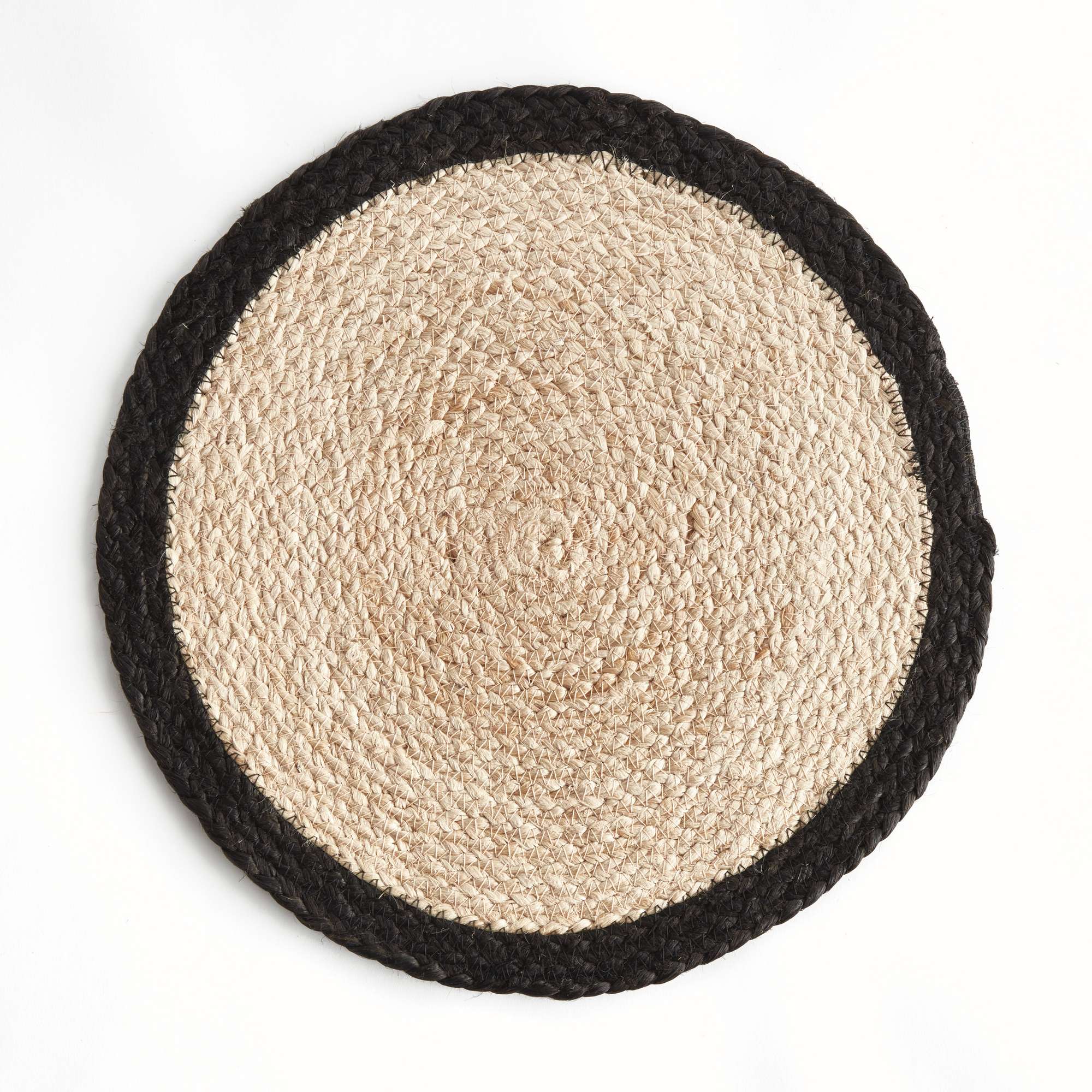 JUTE COIL ROUND PLACEMATS, SET OF 8 - Image 4