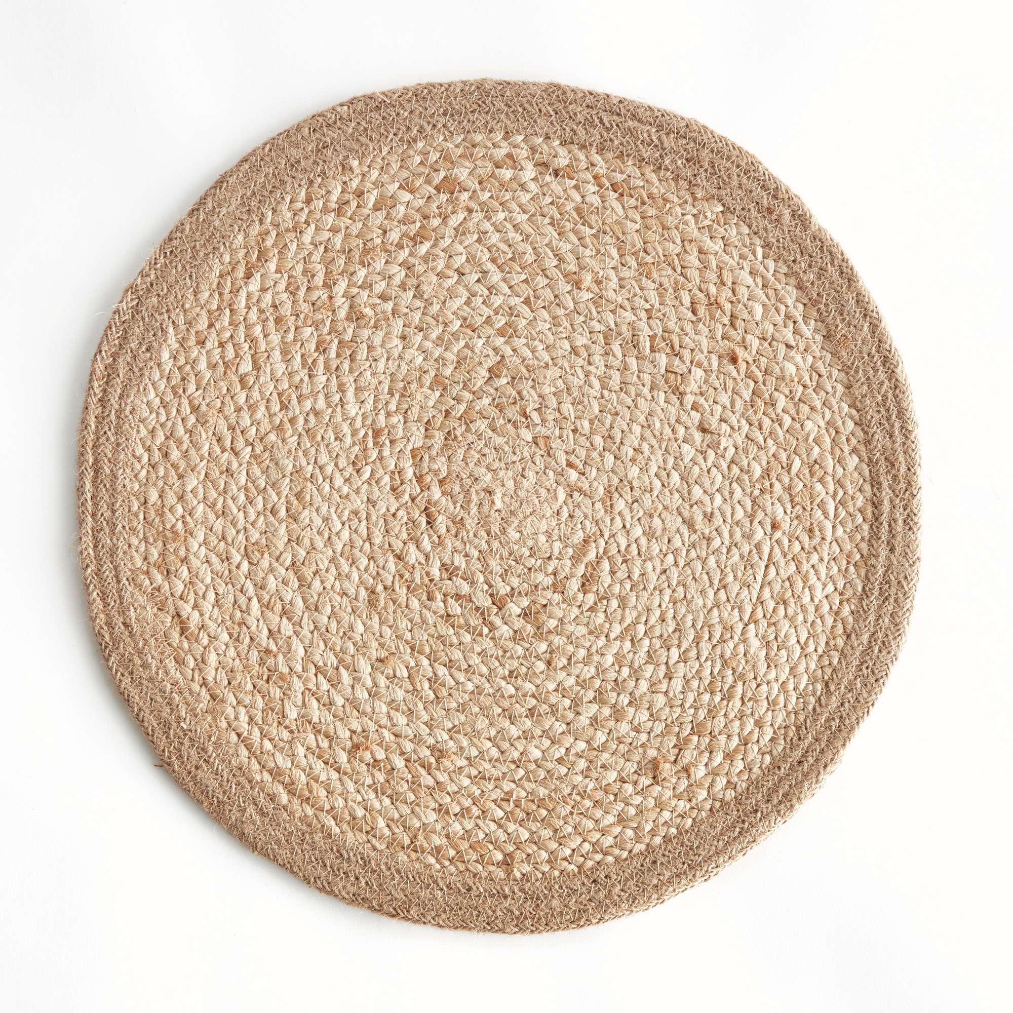 JUTE COIL ROUND PLACEMATS, SET OF 8 - Image 4