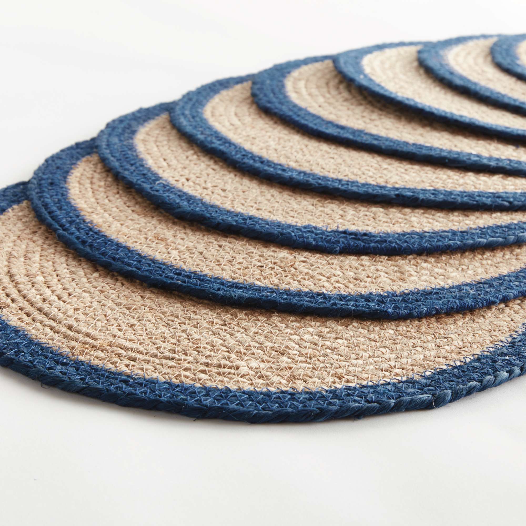 JUTE COIL ROUND PLACEMATS, SET OF 8 - Image 3