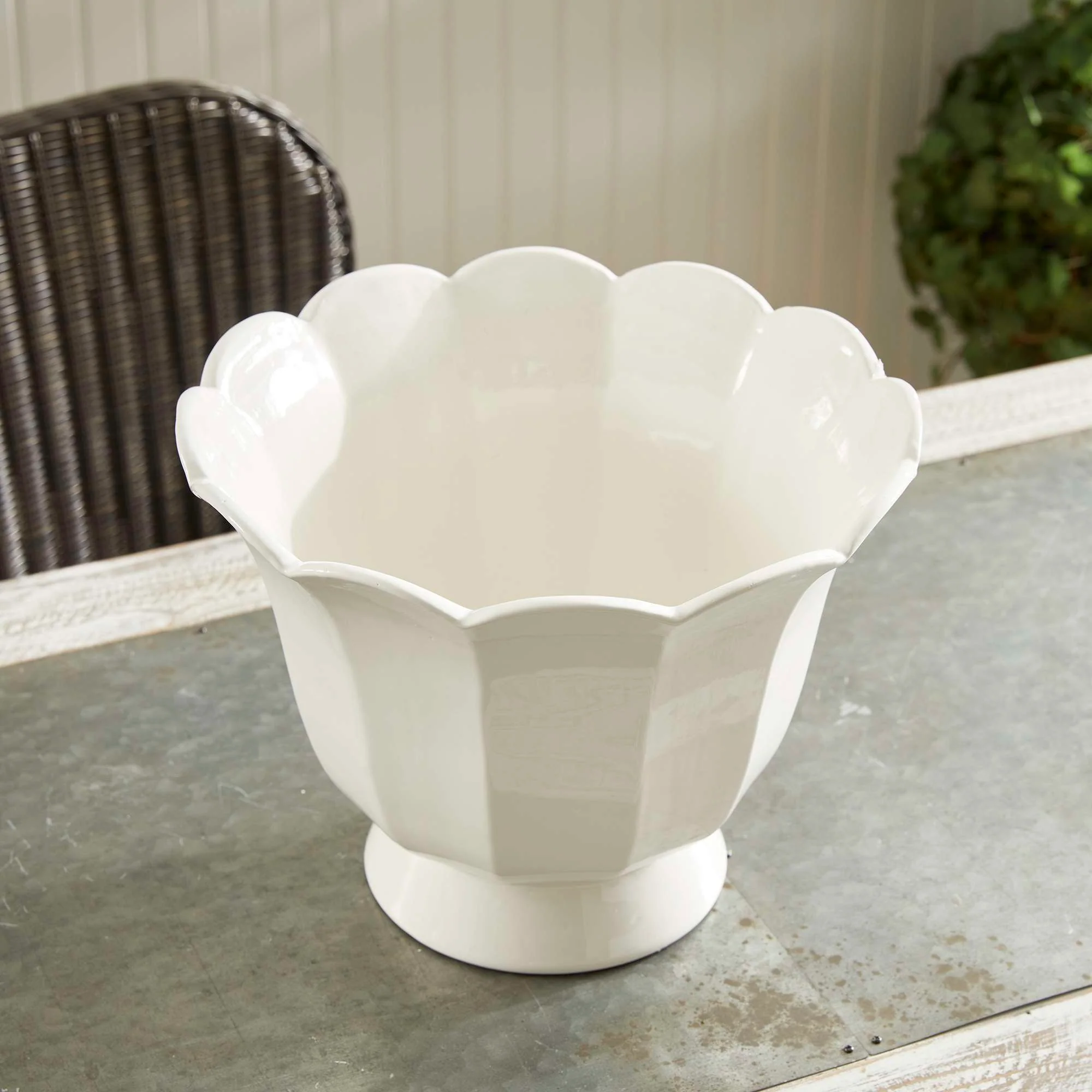 MIRABELLE FLUTED CACHEPOT LARGE - Image 6