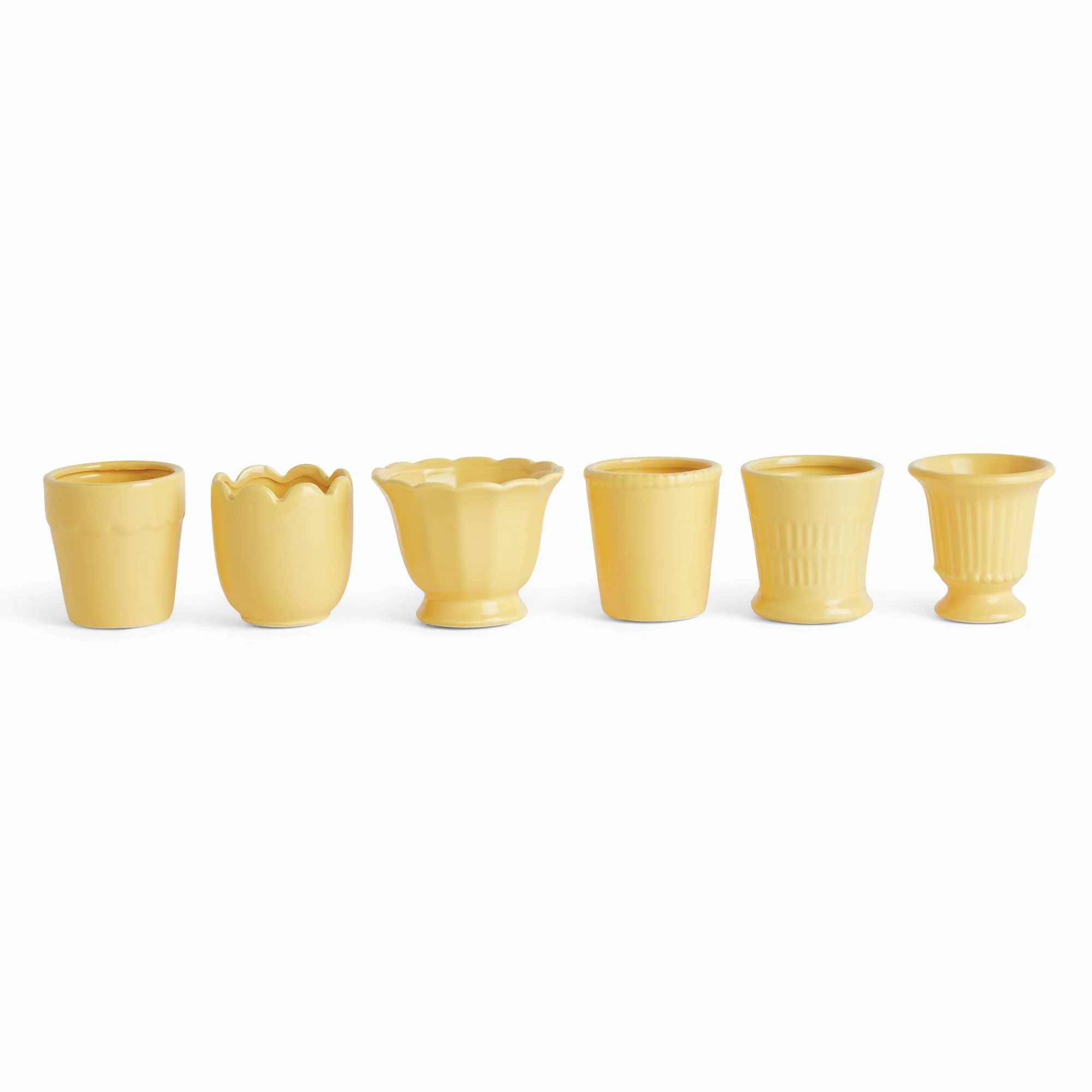 MIRABELLE MINI CACHEPOTS, SET OF 6