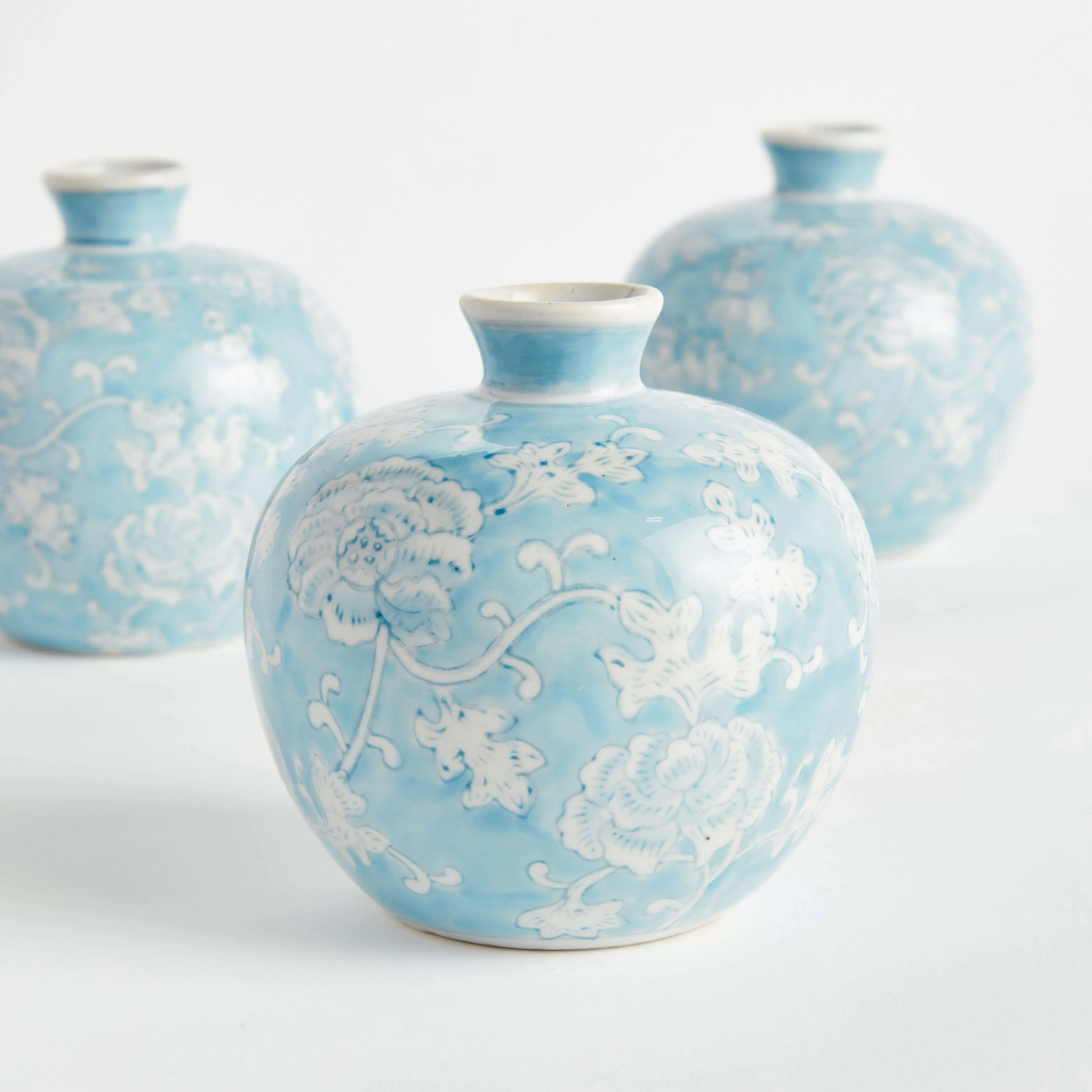 MONARCH LOTUS BUD VASES, SET OF 3 - Image 4