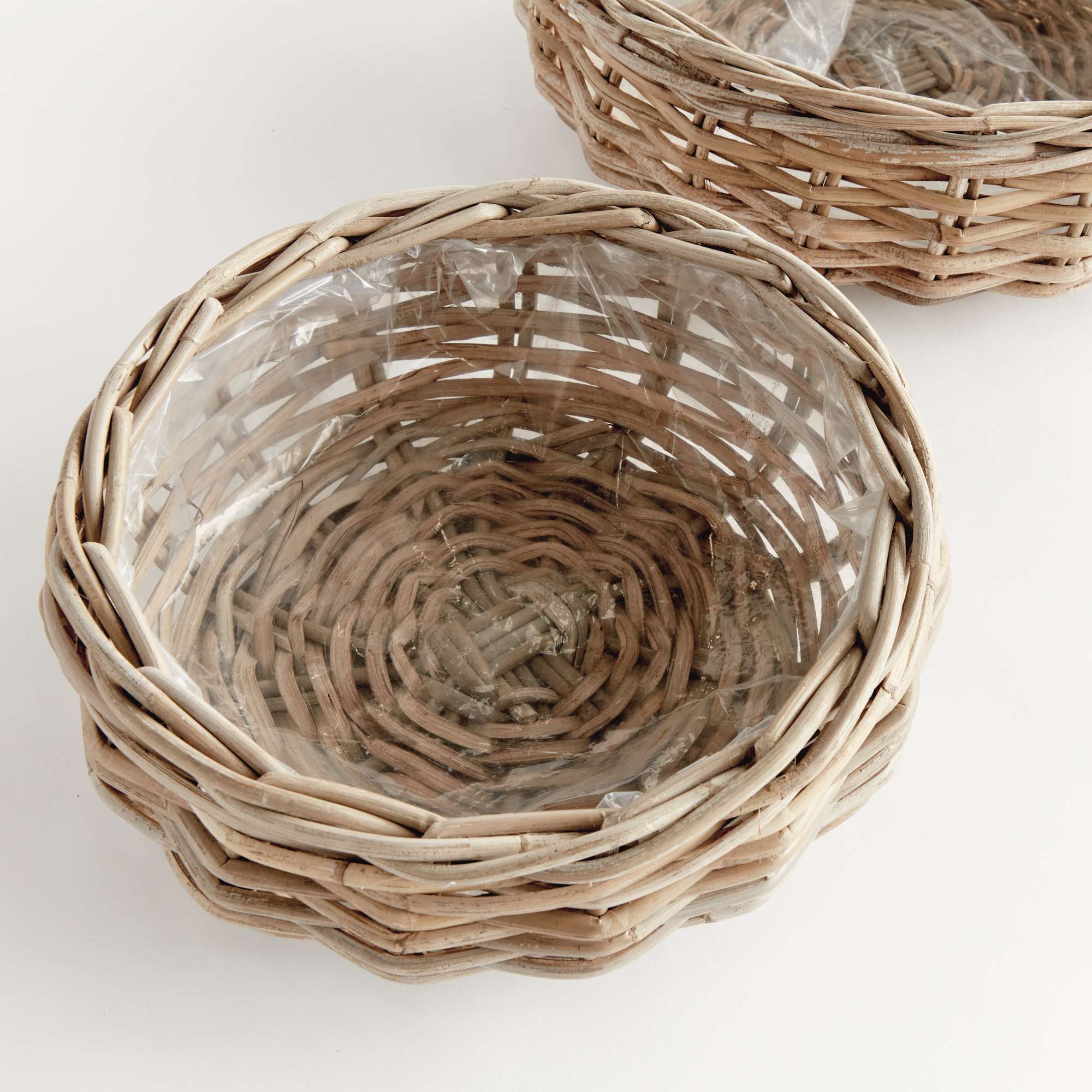 NORMANDY LOW BASKET PLANTERS, SET OF 2 - Image 3