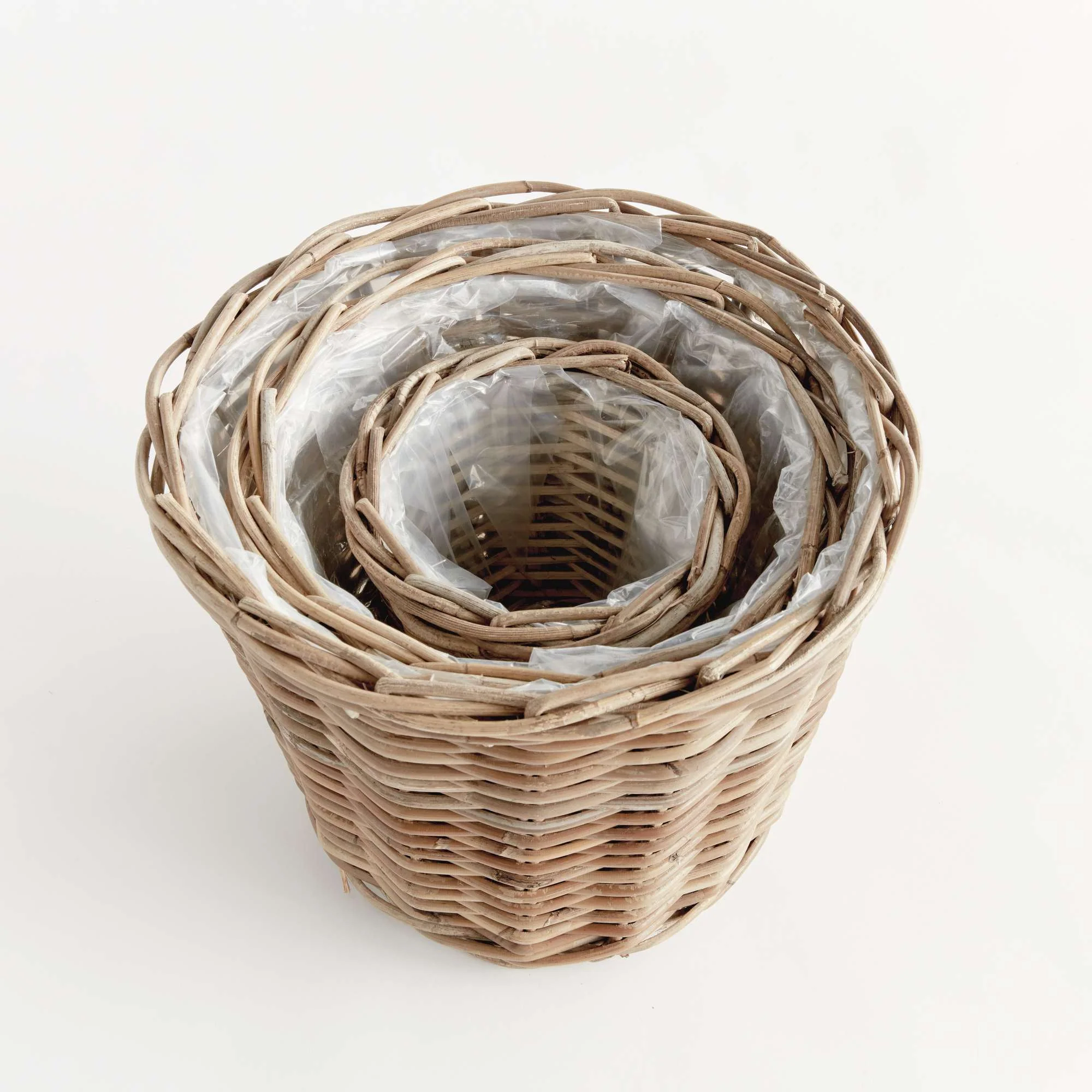 NORMANDY TAPERED BASKET PLANTERS, SET OF 3 - Image 4