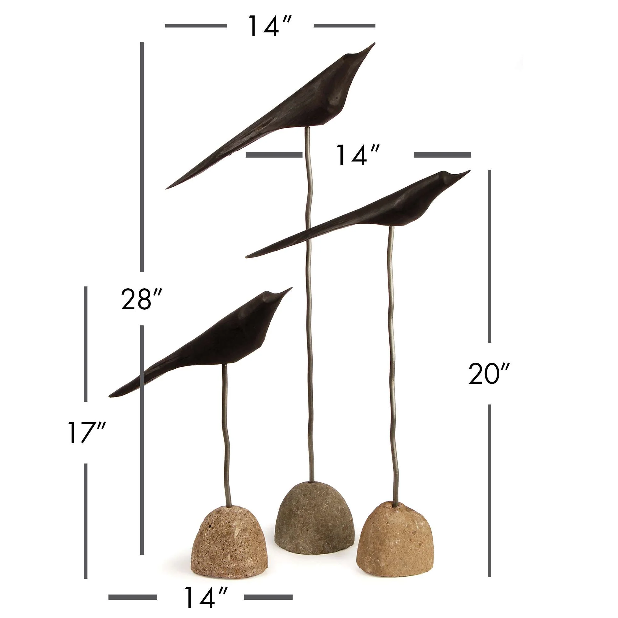 THE FLOCK, SET OF 3 - Image 3